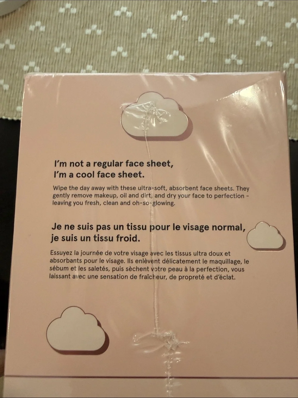 grace & stella Ultra-Soft Face Sheets - Pink Packaging NWT in plastic